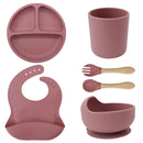 KIT ALIMENTAÇÃO DE SILICONE - 6 PEÇAS