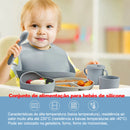 KIT ALIMENTAÇÃO DE SILICONE - 12 PEÇAS