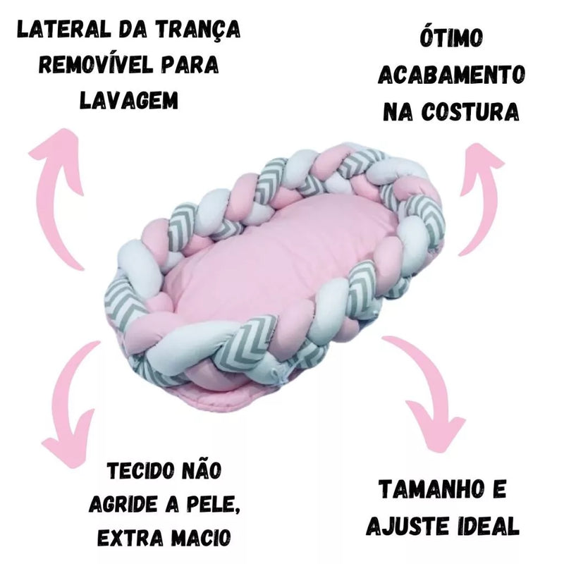 NINHO DE BEBÊ - TRANÇA 200 FIOS