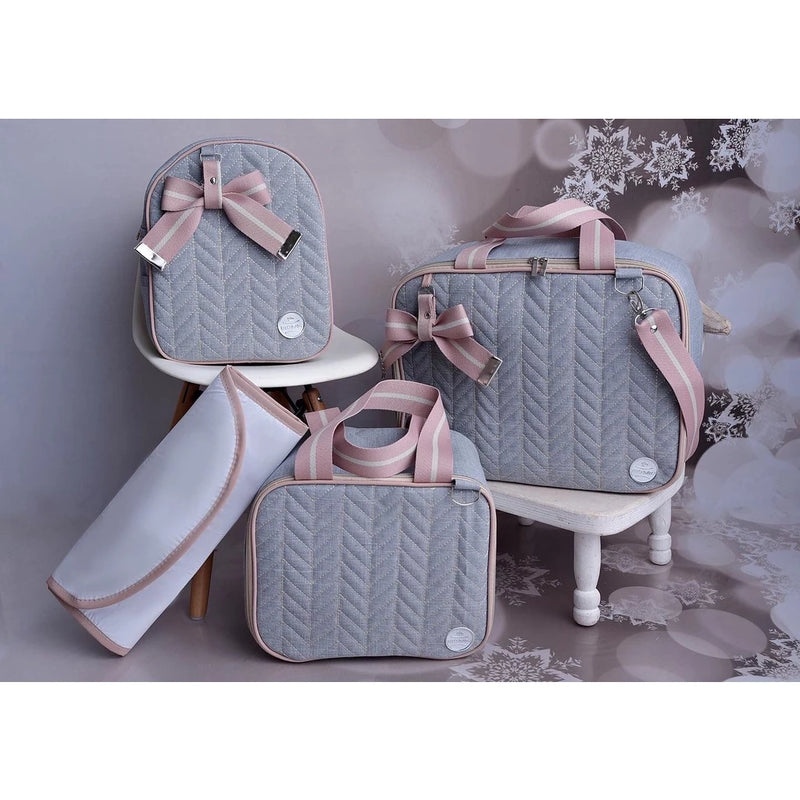 KIT DE BOLSAS MATERNIDADE - JEANS