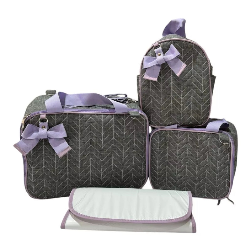 KIT DE BOLSAS MATERNIDADE - JEANS