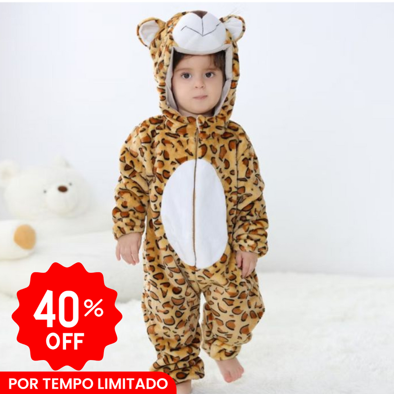 PIJAMA LEOPARDO - 40% OFF POR TEMPO LIMITADO / FRETE GRÁTIS PARA TODO O BRASIL