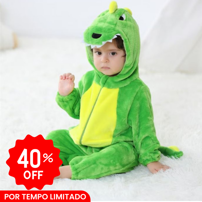 PIJAMA DINOSSAURO - 40% OFF POR TEMPO LIMITADO / FRETE GRÁTIS PARA TODO O BRASIL