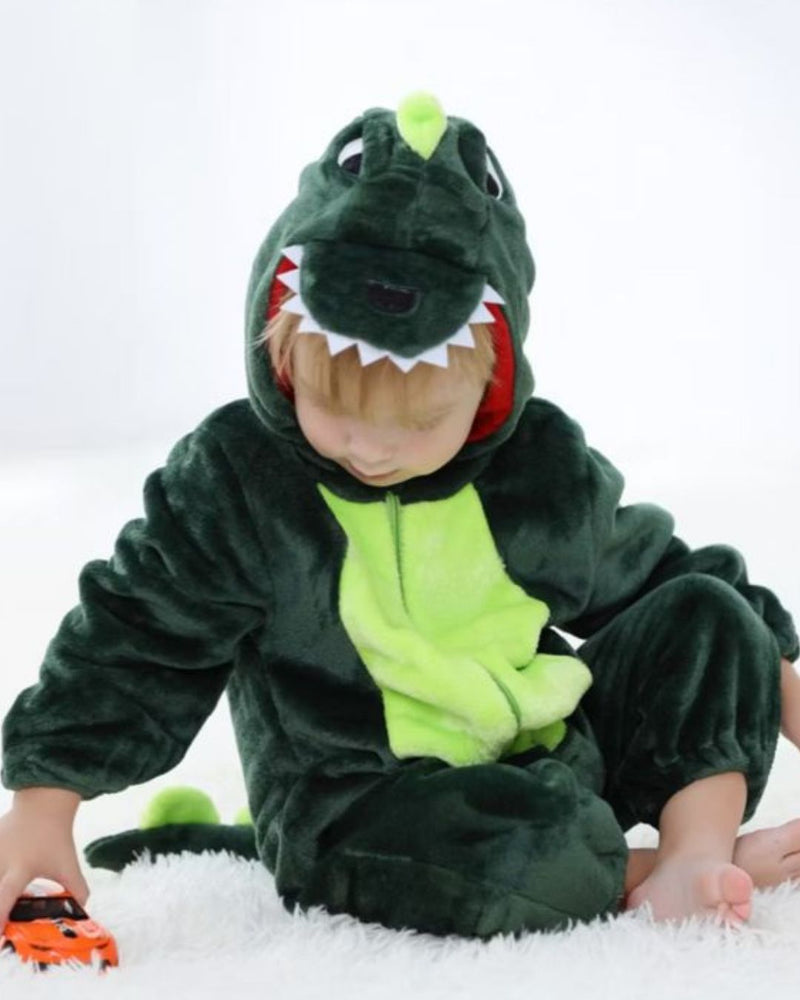 PIJAMA DINOSSAURO VERDE ESCURO - 40% OFF POR TEMPO LIMITADO / FRETE GRÁTIS PARA TODO O BRASIL