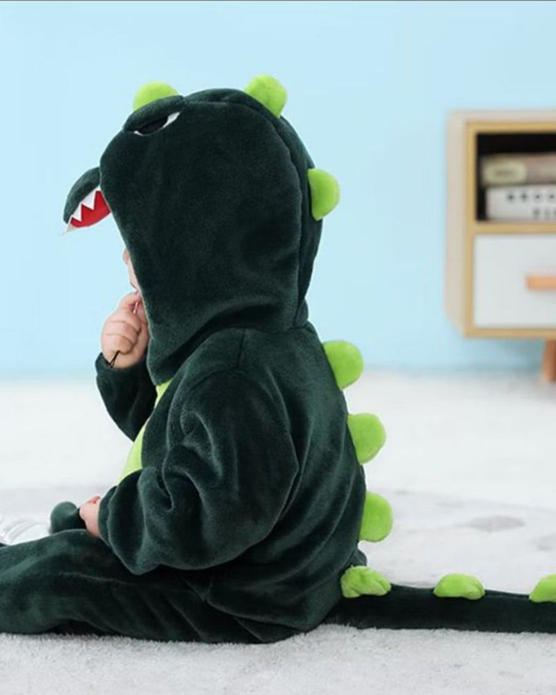 PIJAMA DINOSSAURO VERDE ESCURO - 40% OFF POR TEMPO LIMITADO / FRETE GRÁTIS PARA TODO O BRASIL