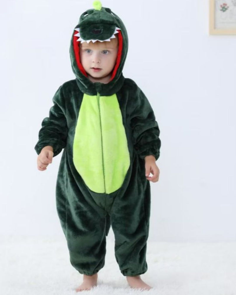 PIJAMA DINOSSAURO VERDE ESCURO - 40% OFF POR TEMPO LIMITADO / FRETE GRÁTIS PARA TODO O BRASIL
